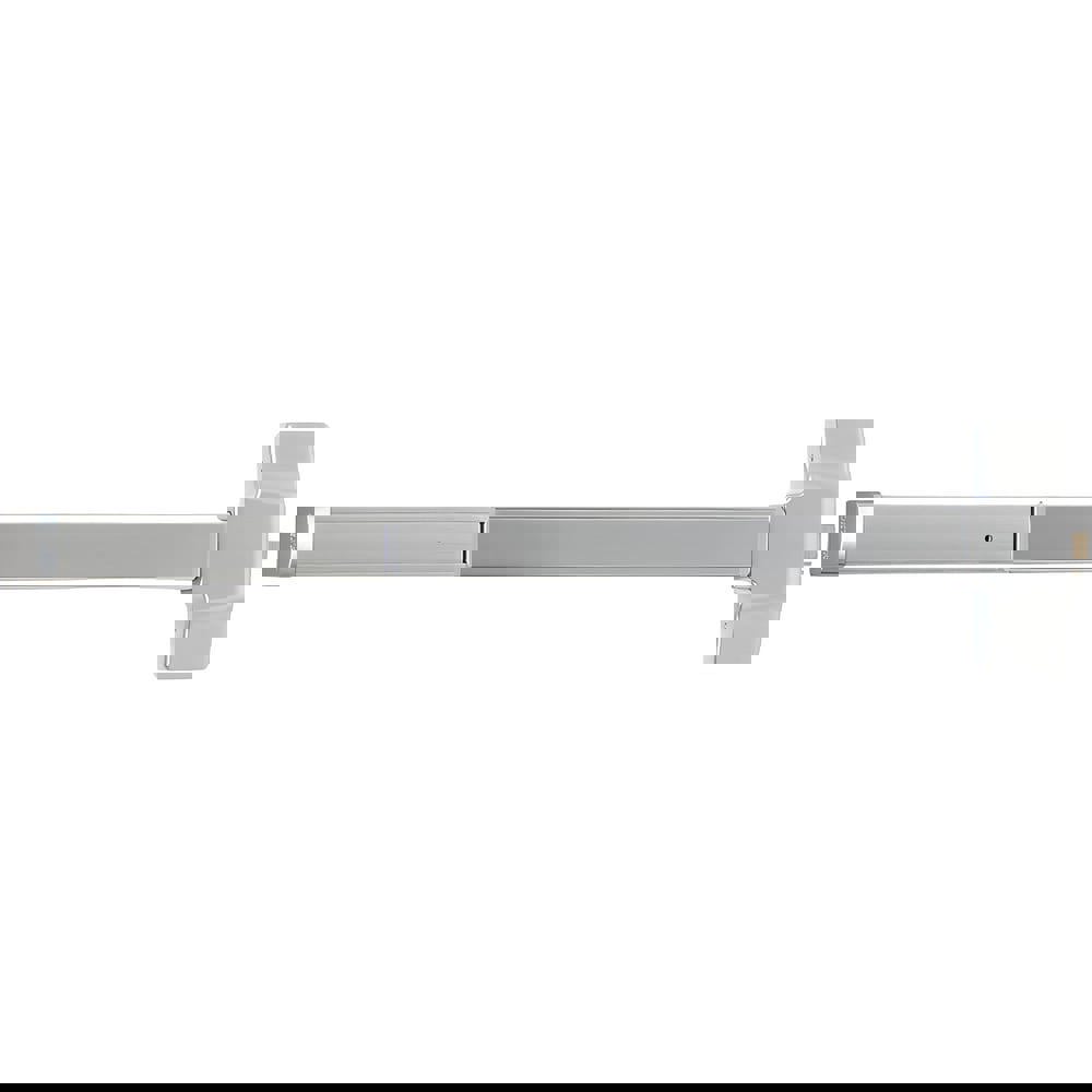 Push Bars; Material: Metal ; Locking Type: Exit Device Only ; Finish/Coating: Satin Chrome ; Maximum Door Width: 3ft ; Minimum Door Width: 2.42ft