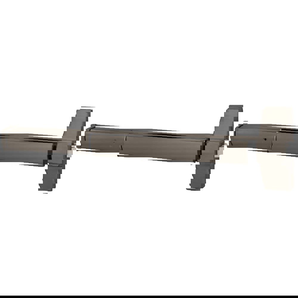 Push Bars; Material: Metal ; Locking Type: Exit Device Only ; Finish/Coating: Dark Oxidized Satin Bronze Oil Rubbed ; Maximum Door Width: 3ft ; Minimum Door Width: 2.5ft