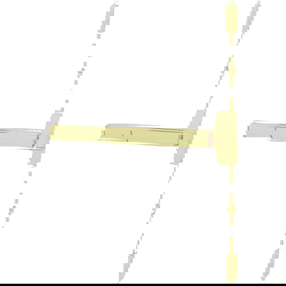 Vertical Bars; Type: Surface Vertical Rod Exit Device ; Rating: Panic Rated ; Hand: Right Hand Reverse ; Minimum Door Width: 30 (Inch); Maximum Door Width: 36.000 (Inch); Grade: 1