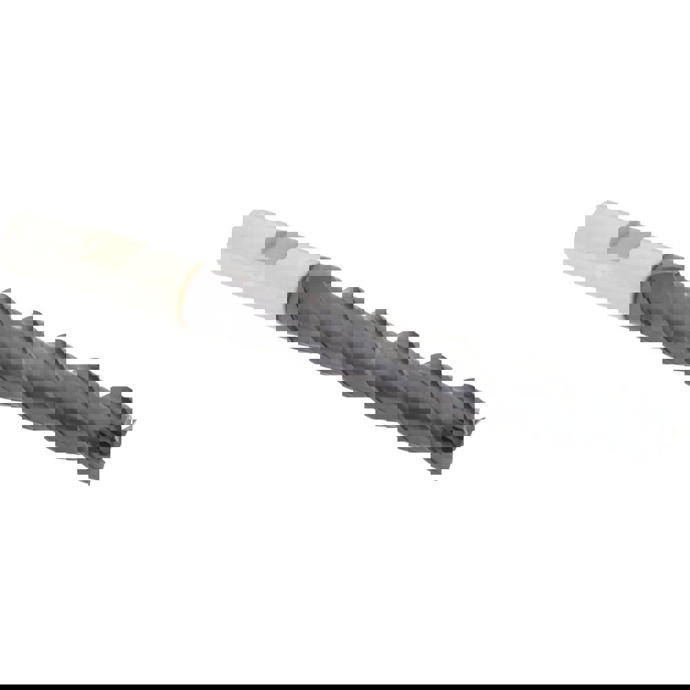 Square End Mill: 1/2'' Dia, 3'' LOC, 1/2'' Shank Dia, 5'' OAL, 3 Flutes, Powdered Metal