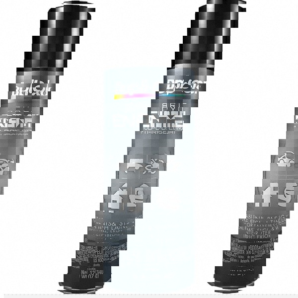 Acrylic Enamel Spray Paint: Black, Gloss, 12 oz