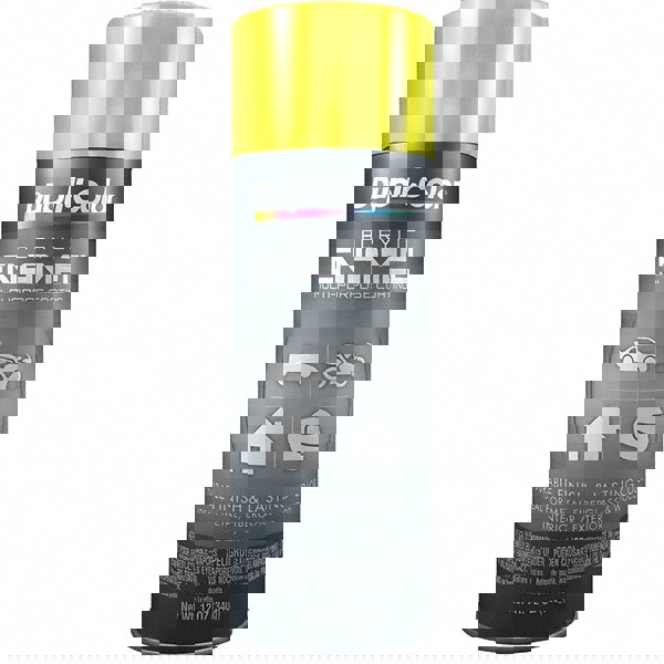 Acrylic Enamel Spray Paint: Chrome Yellow, Metallic, 12 oz