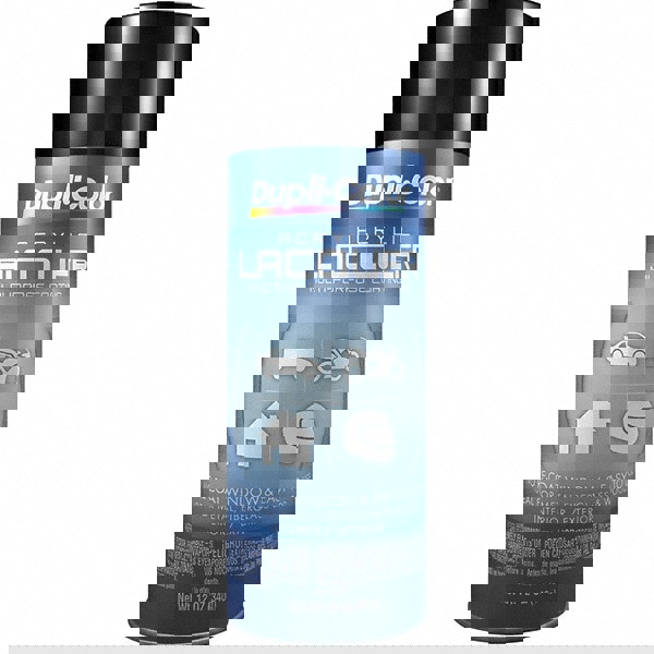 Lacquer Spray Paint: Black, Gloss, 12 oz