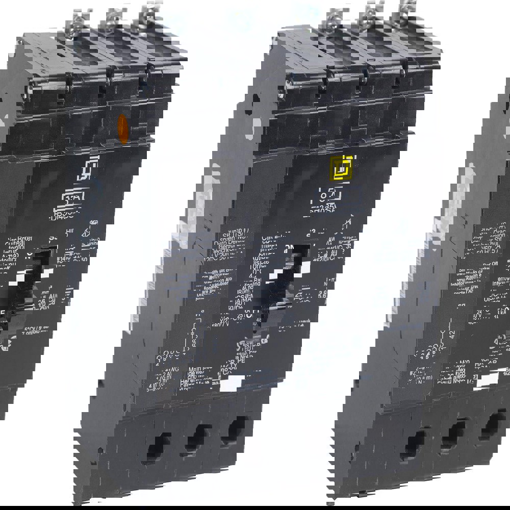 Circuit Breakers; Circuit Breaker Type: Miniature Circuit Breaker ; Amperage: 50 ; Voltage: 480V; 277V ; Wire Size (AWG): 12-2/0 (Aluminum)/14-2/0 (Copper) ; Number Of Poles: 3 ; Tripping Mechanism: Thermal-Magnetic
