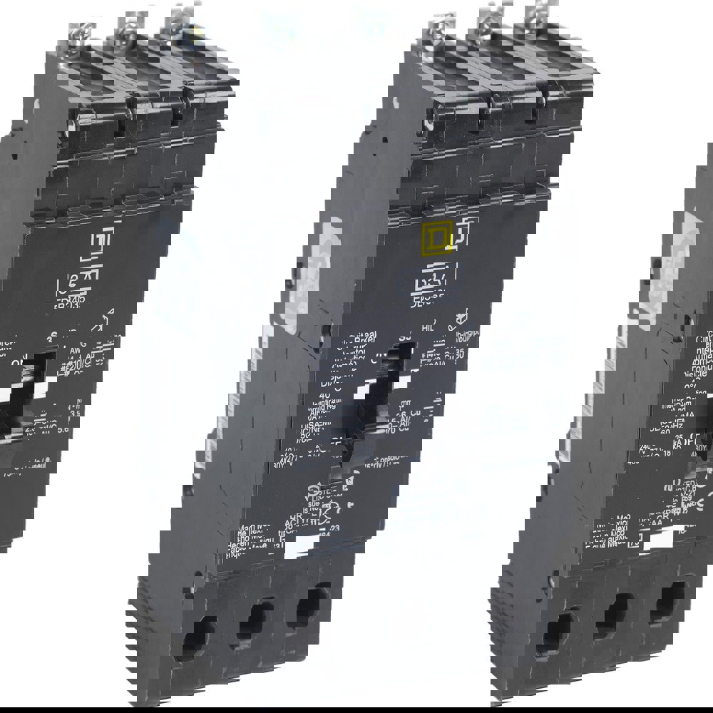 Circuit Breakers; Circuit Breaker Type: Miniature Circuit Breaker ; Amperage: 100 ; Voltage: 480V; 277V ; Wire Size (AWG): 12-2/0 (Aluminum)/14-2/0 (Copper) ; Number Of Poles: 3 ; Tripping Mechanism: Thermal-Magnetic