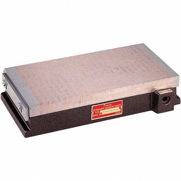 Permanent Magnetic Chucks; Shape: Rectangular ; Length (Inch): 18 ; Overall Width (Decimal Inch - 4 Decimals): 8.0000 ; Overall Length (Decimal Inch): 18.0000 ; Application: Surface Grinding ; Features: Needs No Electricity