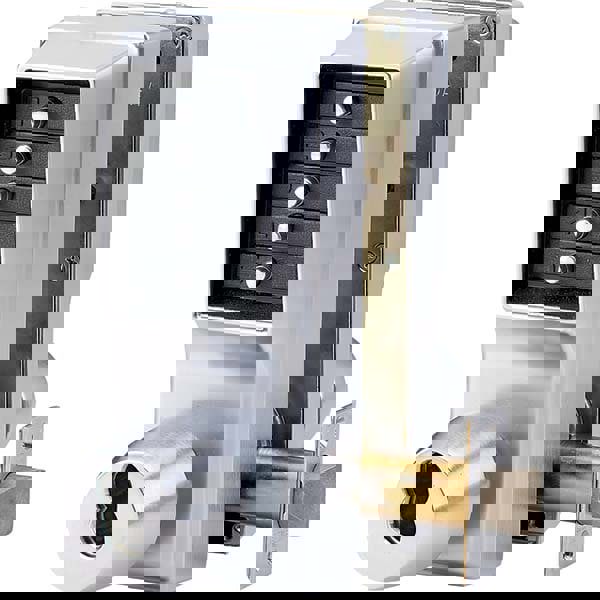 Lever Locksets; Type: Push-button Lock; Door Thickness: 1-3/4; Back Set: 2-3/4; For Use With: Commercial Doors; Finish/Coating: Satin Chrome; Material: Steel; Material: Steel; Door Thickness: 1-3/4; Lockset Grade: Grade 1; Cylinder Type: SFIC; Number of C