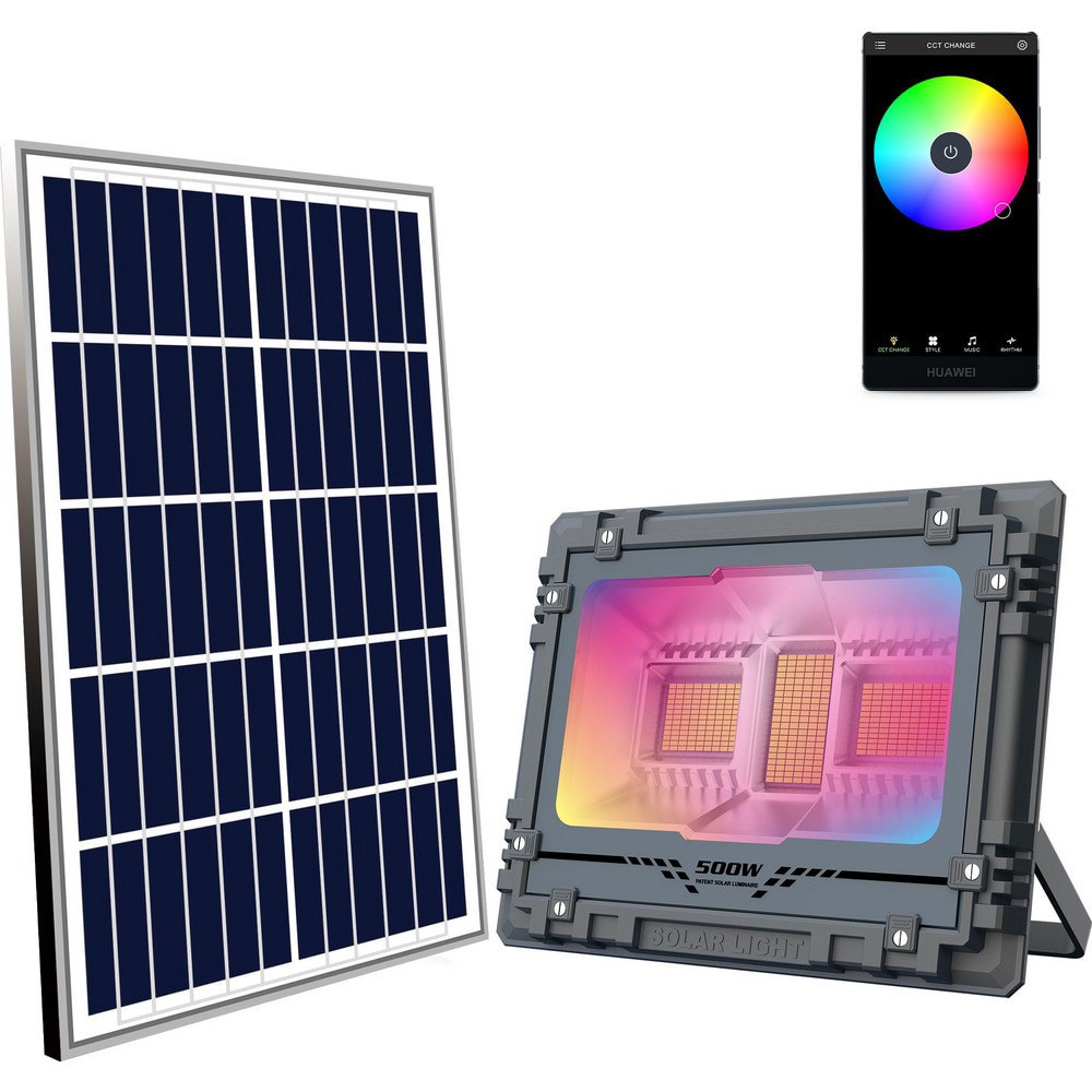 Floodlight Fixtures; Mounting Type: Wall ; Housing Color: Gray ; Housing Material: Aluminum ; Lumens: 2060lm ; Lamp Type: LED; Solar ; Wattage: 16W