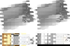 19X32 1H UM SS KITC SINK