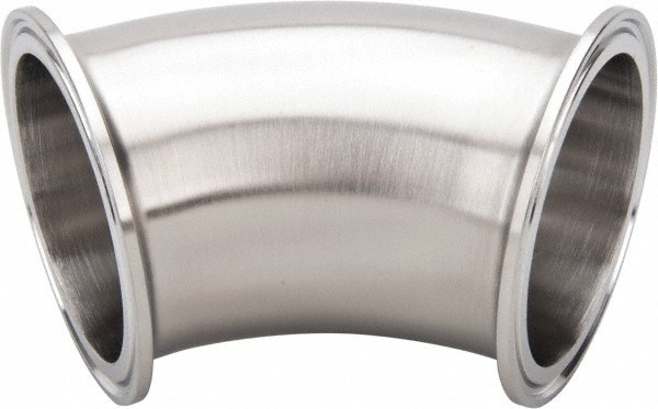 Sanitary Stainless Steel Pipe 45 &deg; Elbow, 2-1/2