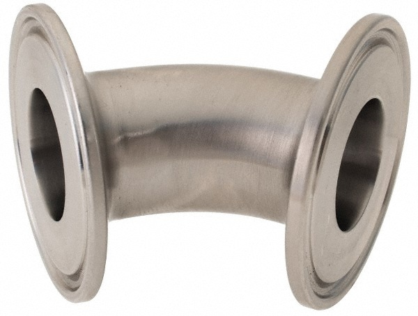 Sanitary Stainless Steel Pipe 45 &deg; Elbow, 1