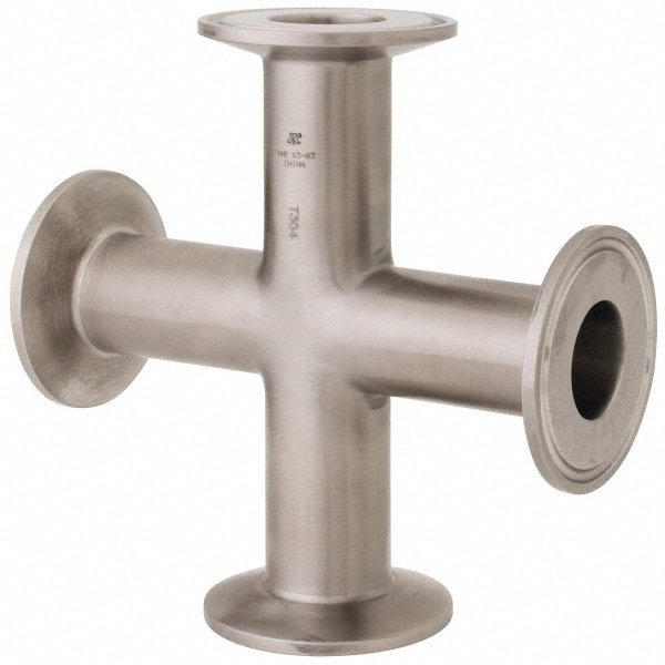 Sanitary Stainless Steel Pipe Cross: 1
