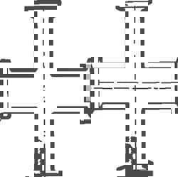 Sanitary Stainless Steel Pipe Cross: 2