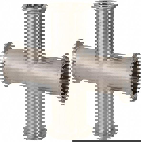 Sanitary Stainless Steel Pipe Cross: 1-1