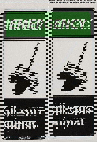 Accident Prevention Sign: Rectangle, 