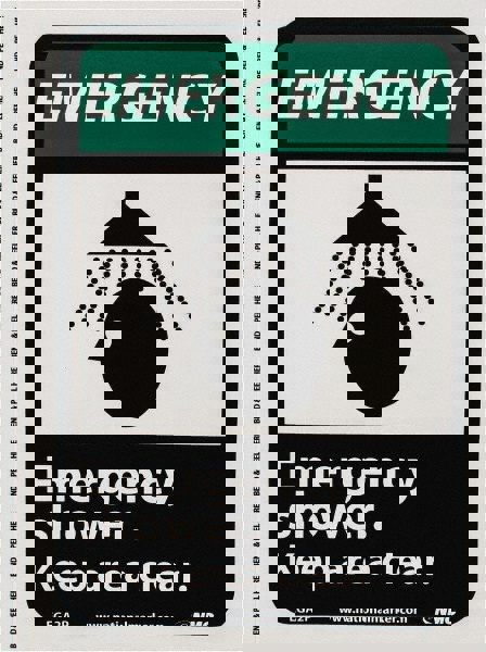 First Aid Sign: Rectangle, 