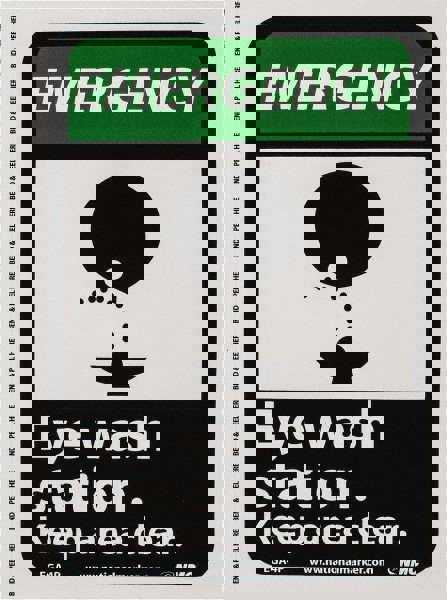 First Aid Sign: Rectangle, 