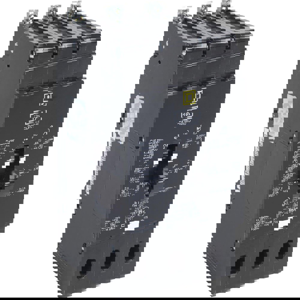 Circuit Breakers; Circuit Breaker Type: Miniature Circuit Breaker ; Amperage: 25 ; Voltage: 600V; 347V ; Wire Size (AWG): 12-6 (Aluminum)/14-6 (Copper) ; Number Of Poles: 3 ; Tripping Mechanism: Thermal-Magnetic