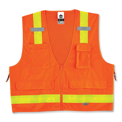 VEST,8250ZHG CLASS2,ORNG,