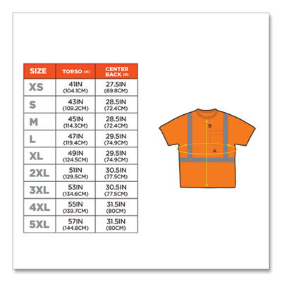 SHIRT,8289 CLASS 2,ORANGE