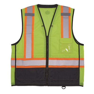 VEST,8251HDZBK LIME L/XL