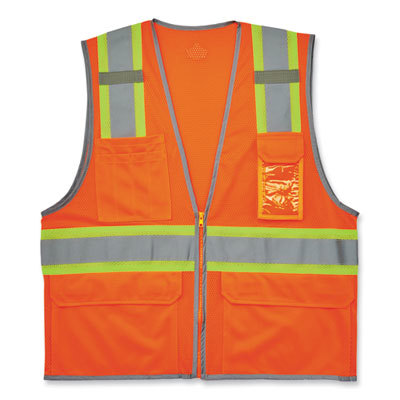 VEST,8246Z-S CLASS 2,OR,M