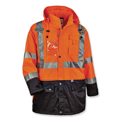 JACKET,8386 HI-VIS,OR,5XL