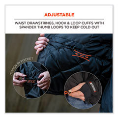 JACKET,6466 THERMAL,BK,S