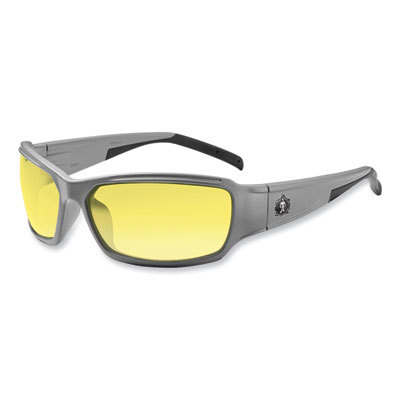 SAFETY GLASSES;YELLOW;GRAY
