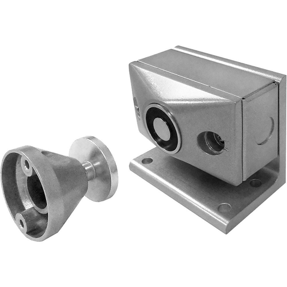 Electromagnet Locks; Lock Type: Door Position Switch ; Mount Type: Surface ; Material: Steel ; Opening Action: Electromagnetic ; Strike Plate Length: 3in ; Strike Plate Width: 8.8in