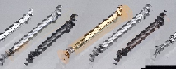 #8-32 Thread Screw & Barrel, Flat Head, Phillips Drive, Stainless Steel Tamper Resistant Security Sex Bolt & Binding Post