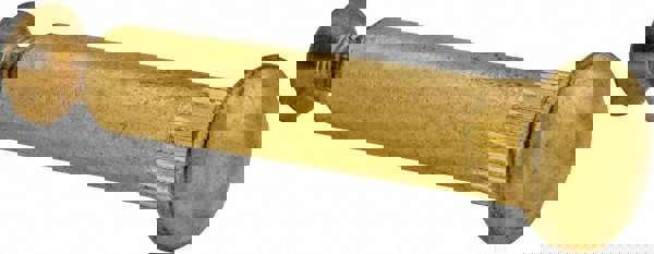 #10-32 Thread Screw & Barrel, Flat Head, Phillips Drive, Brass Tamper Resistant Security Sex Bolt & Binding Post