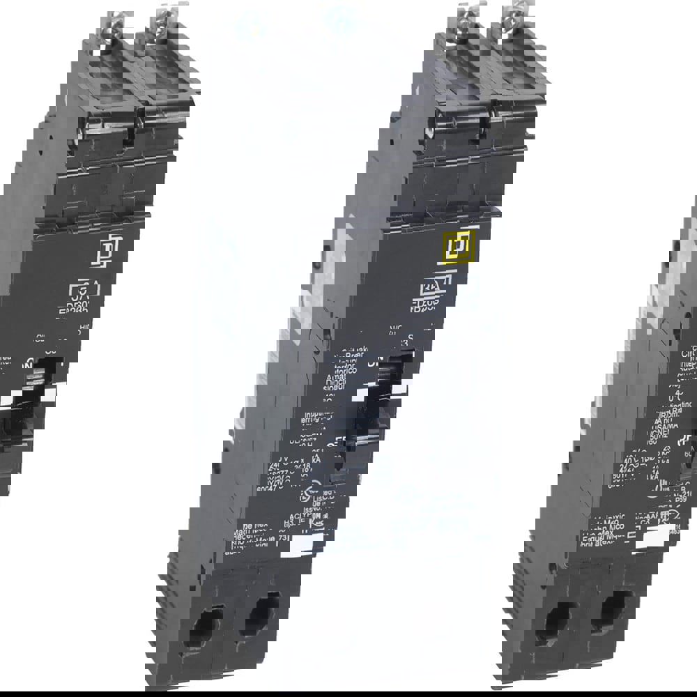 Circuit Breakers; Circuit Breaker Type: Miniature Circuit Breaker ; Amperage: 25 ; Voltage: 600V; 347V ; Wire Size (AWG): 12-6 (Aluminum)/14-6 (Copper) ; Number Of Poles: 2 ; Tripping Mechanism: Thermal-Magnetic