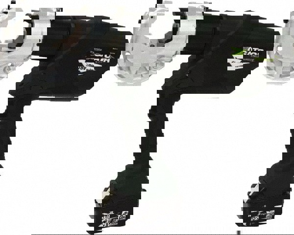 Power Crimper: 24,000 lb Capacity, Lithium-ion Battery Included, Pistol Grip Handle, 12V