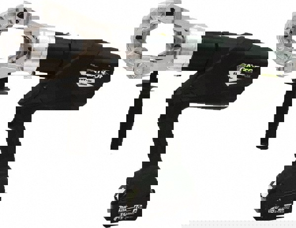 Power Crimper: 30,000 lb Capacity, Lithium-ion Battery Included, Pistol Grip Handle, 230V