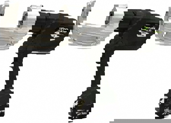 Power Crimper: 30,000 lb Capacity, Lithium-ion Battery Included, Pistol Grip Handle, 230V