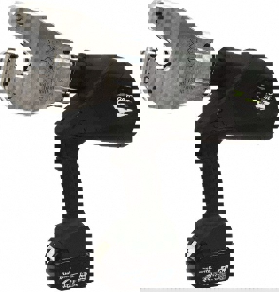 Power Crimper: 12,000 lb Capacity, Lithium-ion Battery Included, Pistol Grip Handle, 230V