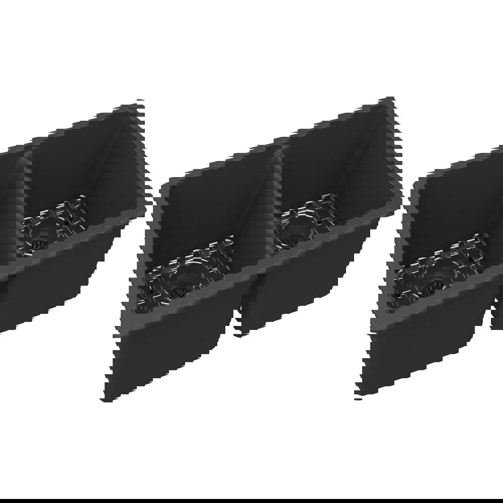 Sinks; Type: Undermount ; Mounting Location: Countertop ; Number Of Bowls: 2 ; Material: Quartz ; Faucet Included: No ; Faucet Type: No Faucet