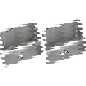 26-1/2 in. Undermount Stainless Steel Single Bowl Kitchen Sink in Lustertone