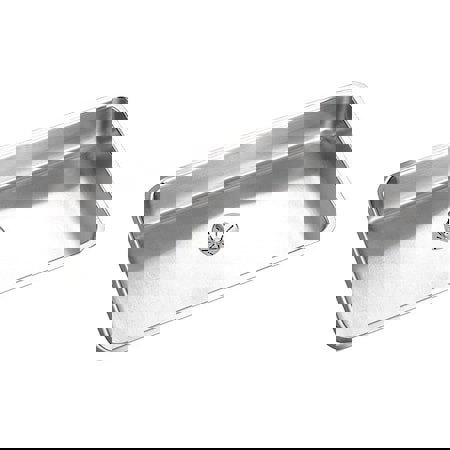 30-1/2 in. Undermount Stainless Steel Single Bowl Kitchen Sink in Lustertone