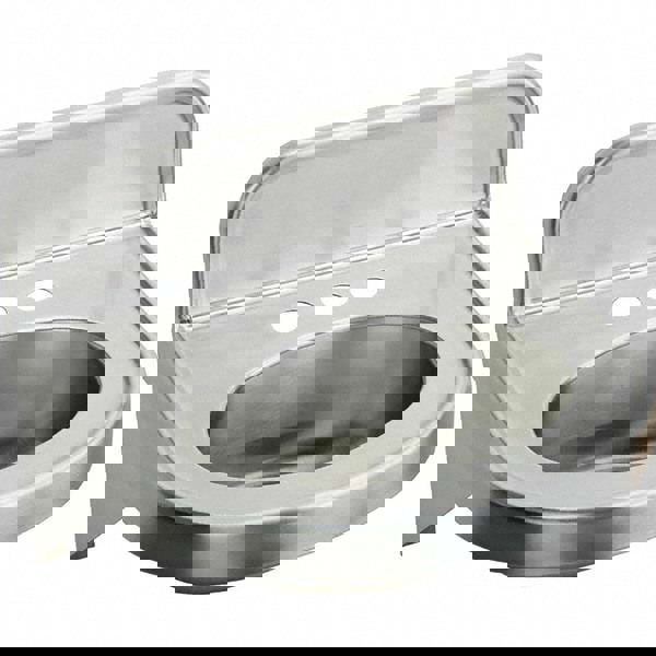 Lavatory Sink: Wall-Hung Mount, 304 Stainless Steel