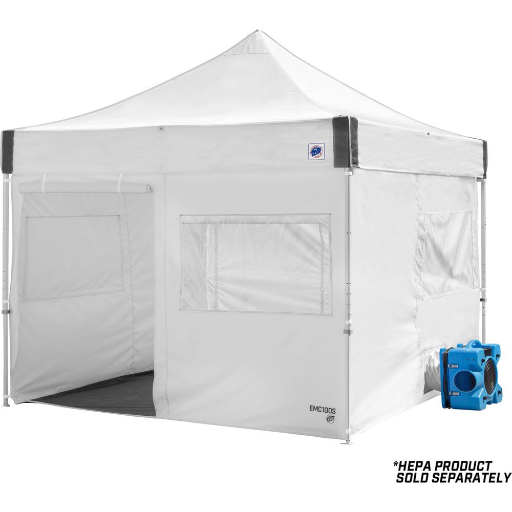 Shelters; Product Type: Canopy ; Overall Width: 10 ; Overall Length: 10.00 ; Center Height: 75in ; Side Height: 120 ; Opening Height: 75in