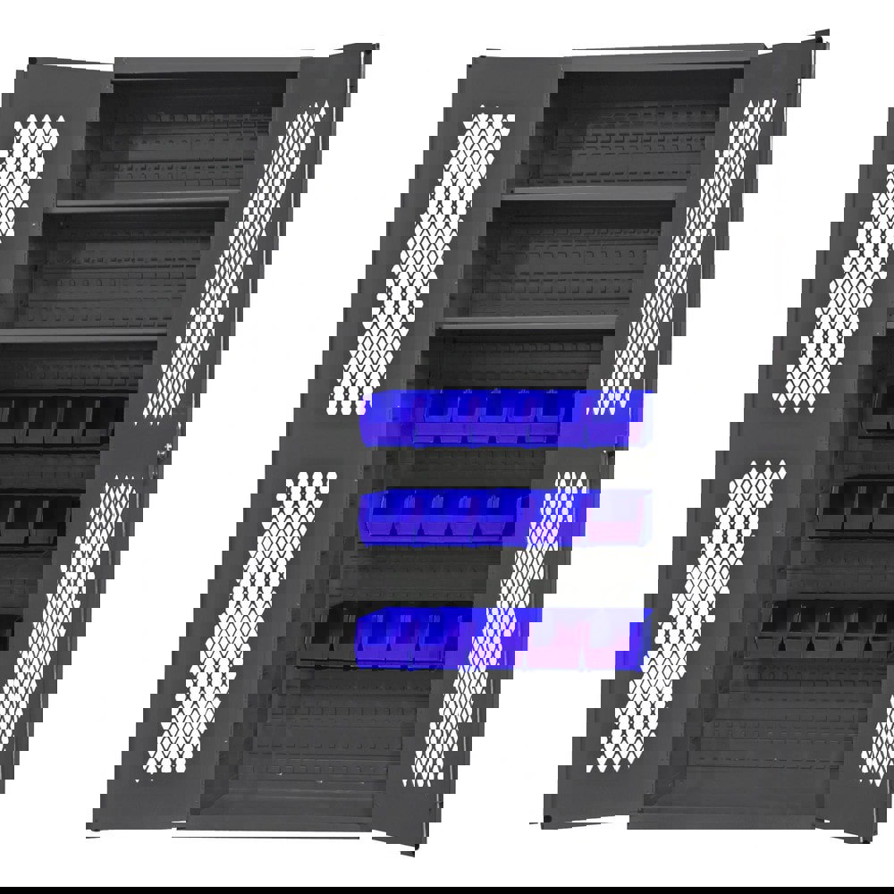 Bin Combination Lockable Storage & Welded Steel Storage Cabinet: 36