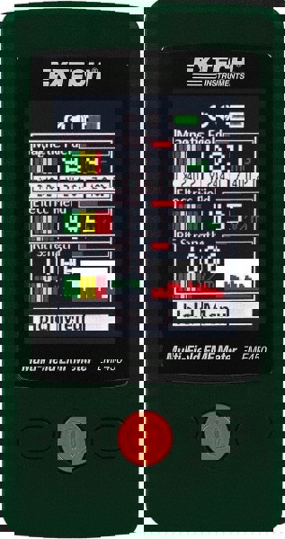 EMF Meters; Meter Type: EMF/ELF ; Display Type: LCD ; Maximum Frequency (GHz): 3-1/2 ; Minimum Frequency (MHz): 50 ; Power Supply: AAA Batteries ; Includes: (3) AAA Batteries; USB Power Supply Cable