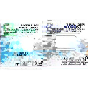 Size L Powder Free Rubber Exam Disposable Gloves (Box of 100)