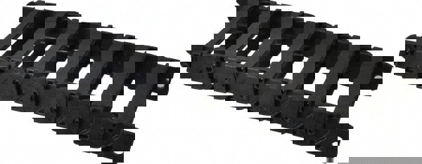 1 Ft. Long, Nylon, Fixed Open Cable and Hose Carrier