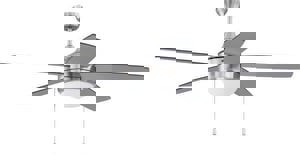 CCY BN 52 CEIL FAN 5 BLD W/LED GW