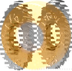 Convex Knurl Wheel: 1/2