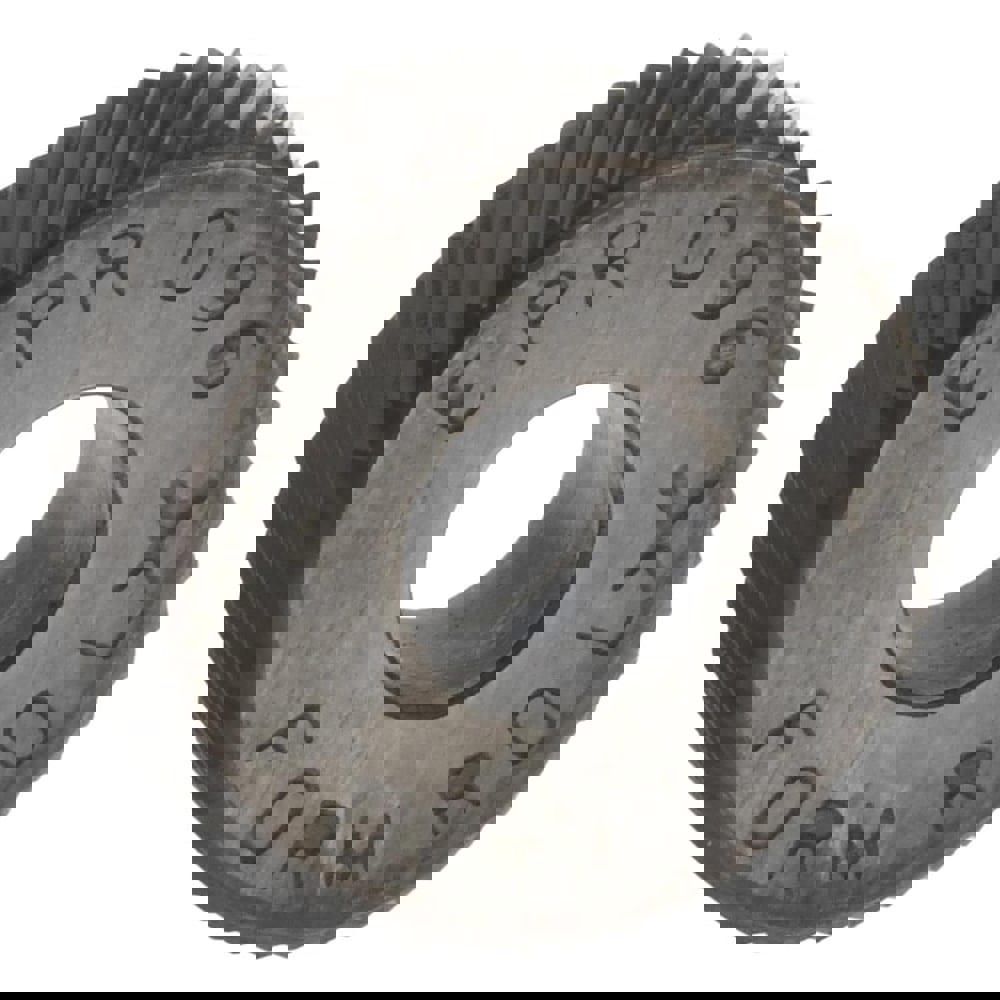 Beveled Face Knurl Wheel: 1/2