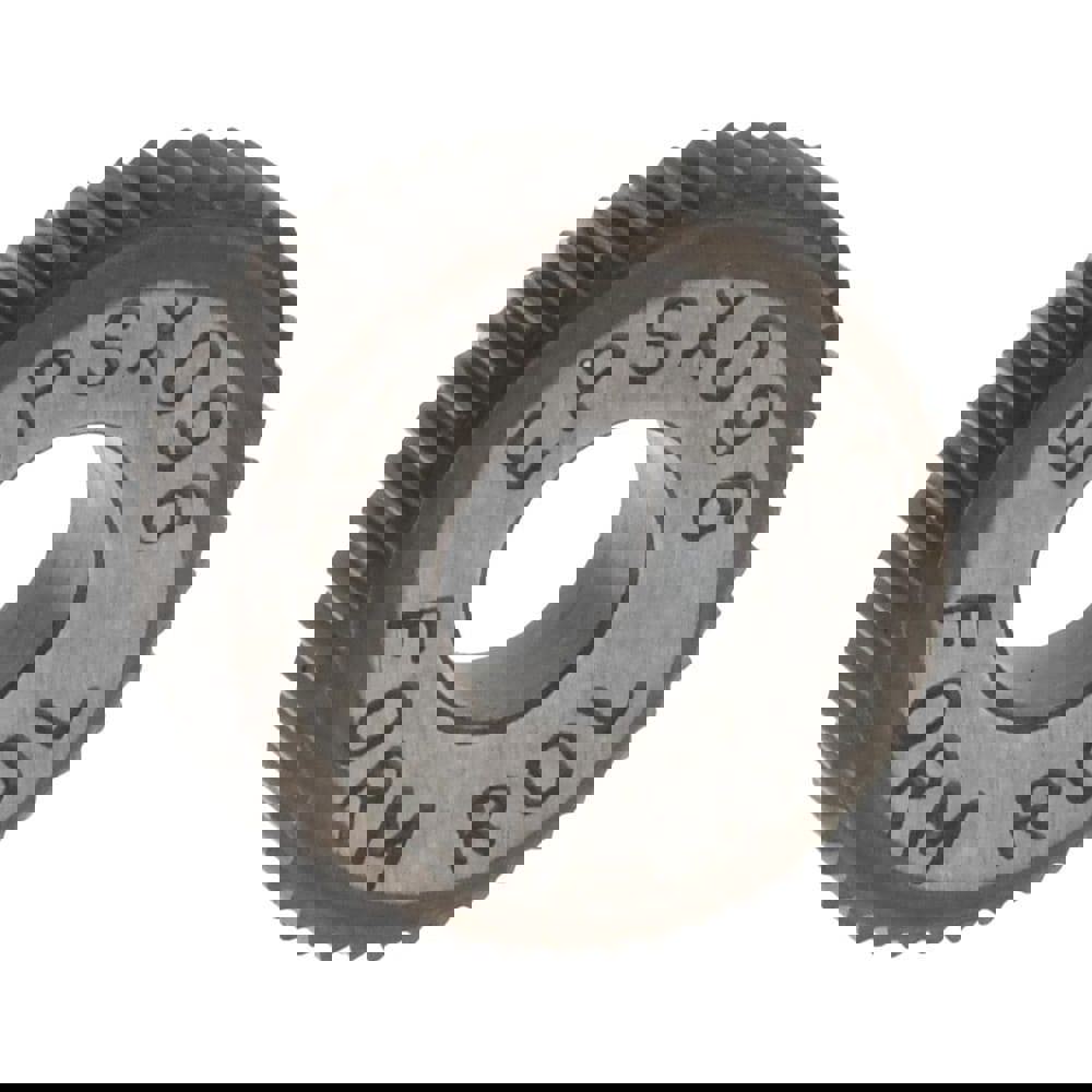 Beveled Face Knurl Wheel: 1/2